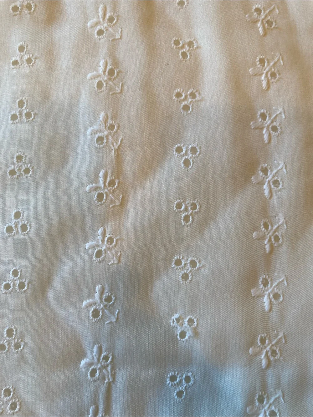 Handmade Eyelet Ruffled‎ Pillow Sham Light Blue Velvet Accents 21x18 Grannycore